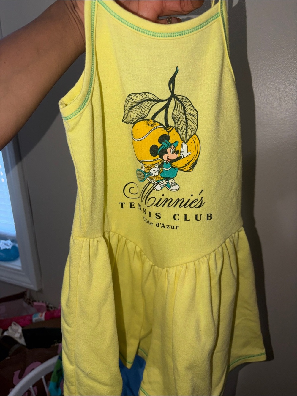 Disney Yellow Minnie Tennis Club Girls' Dress